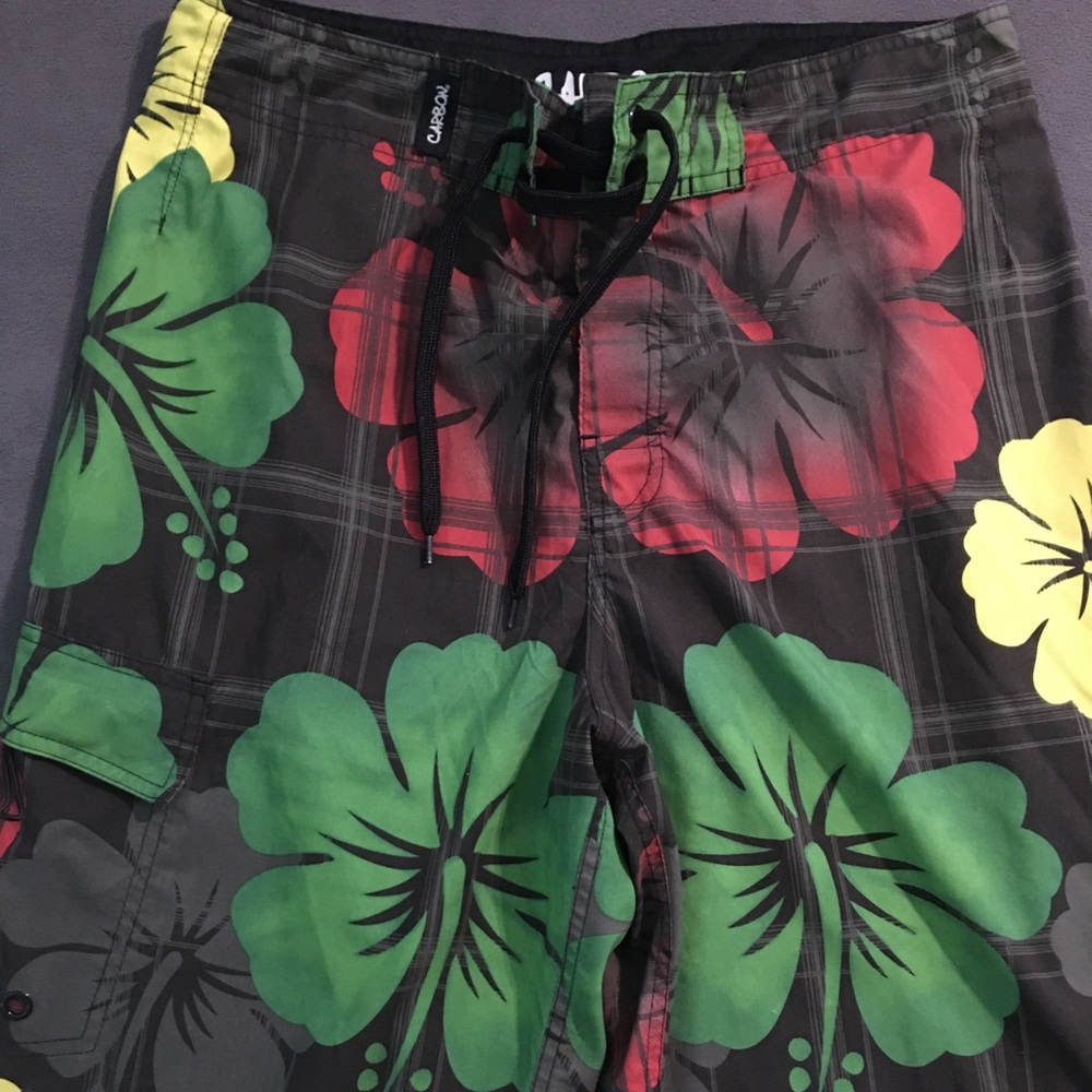 Carbon Size 31 Men’s Swim Trunks/Board Shorts